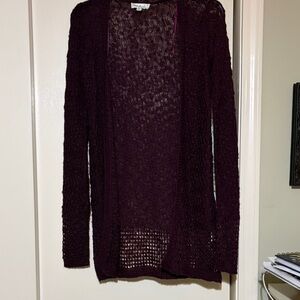 Cloud Chaser Deep Burgundy Cardigan